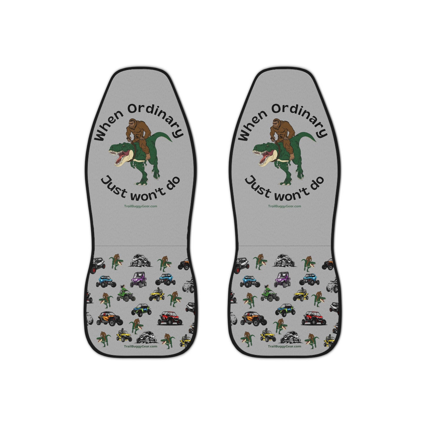 Off-Road Maverick Bucket Seat Covers: Bigfoot & T-Rex Edition